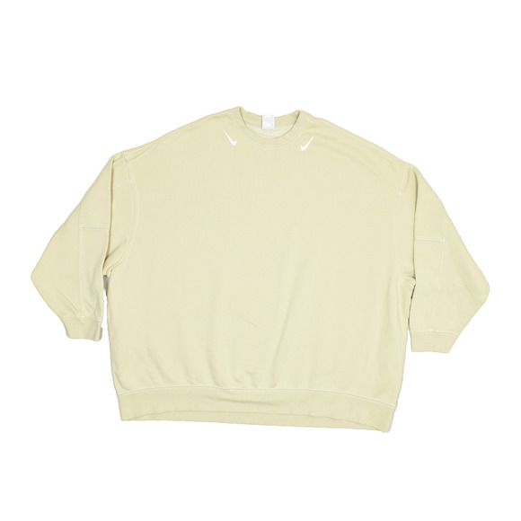 Nike Other - Nike Unisex Big & Tall Size XL Beige Embroidered Swoosh Sweatshirt Oversized
